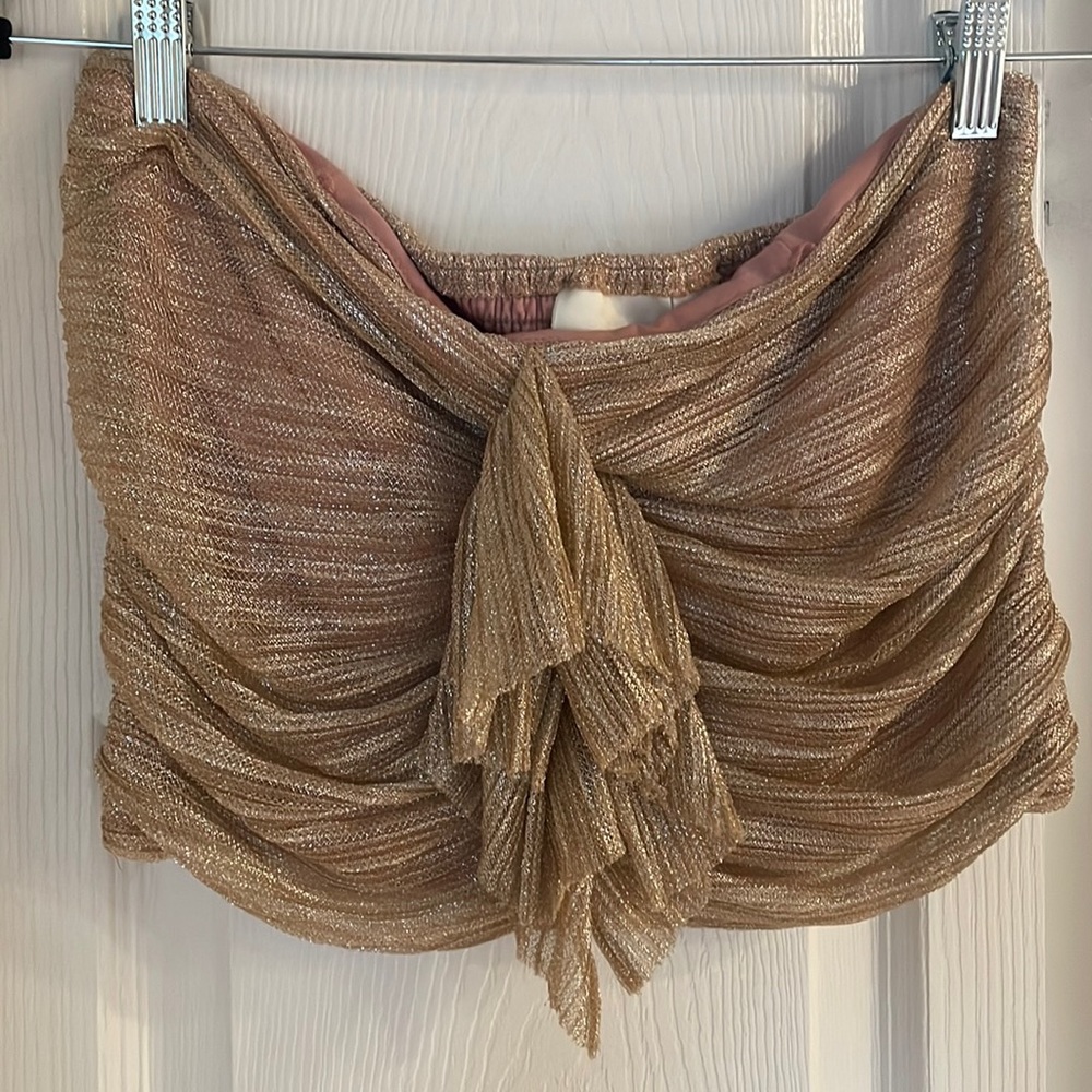 Rose Gold Crop Top